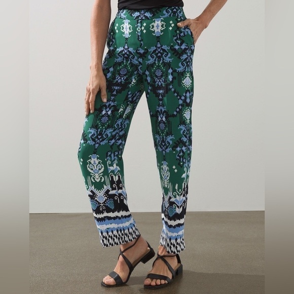 Chico's Pants - Chicos Ikat print wide leg pants